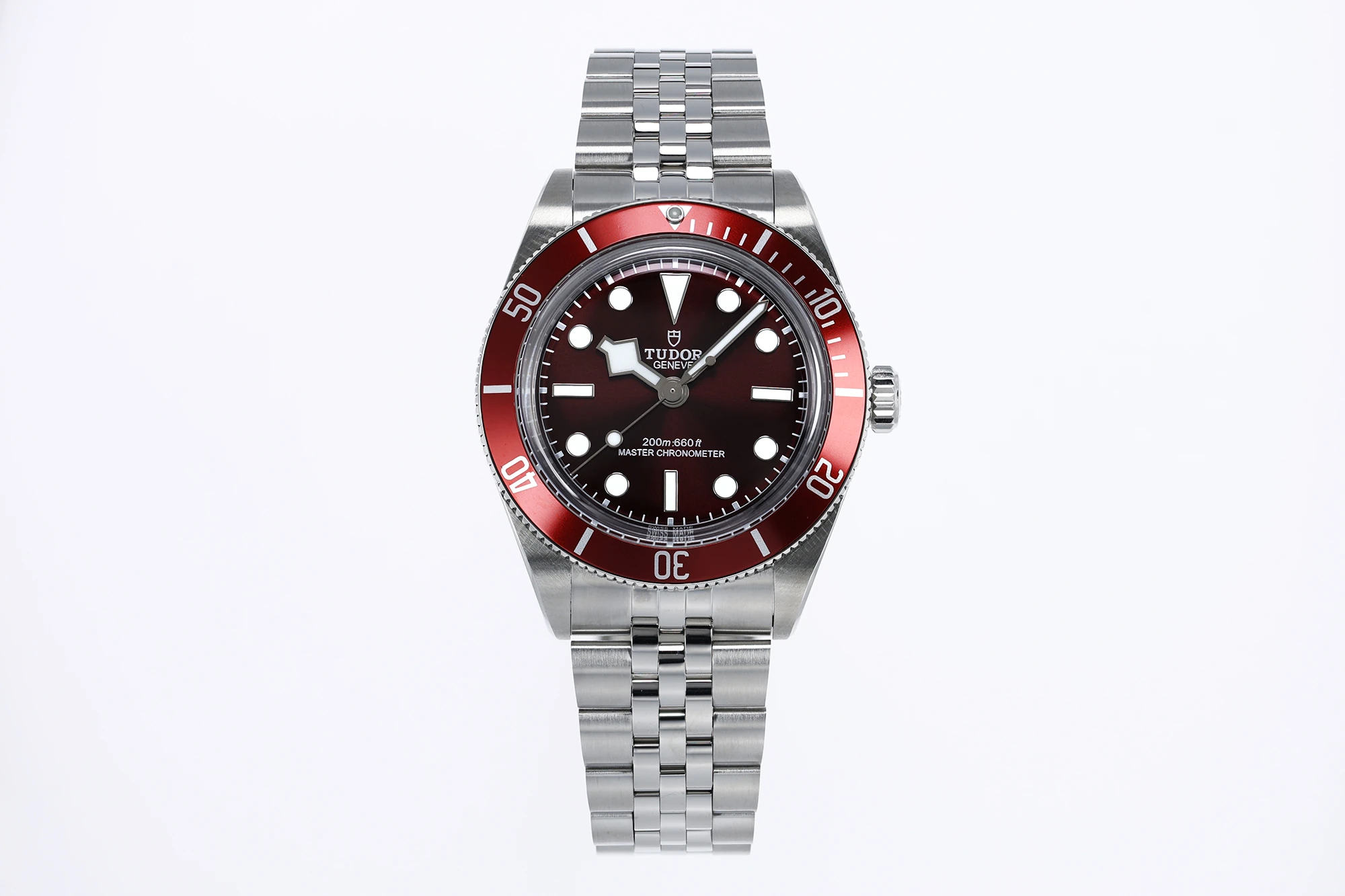 Black Bay 58 39mm SS ZF 1:1 Best Edition Red Dial on Jubilee Bracelet A2824