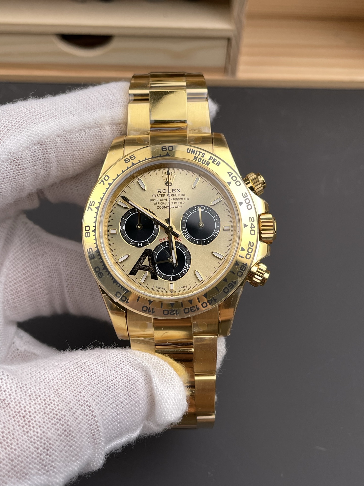 Rolex Daytona 126508-0006 VSF 1:1 Best Edition YG/Black Dial V3 (Weighted)