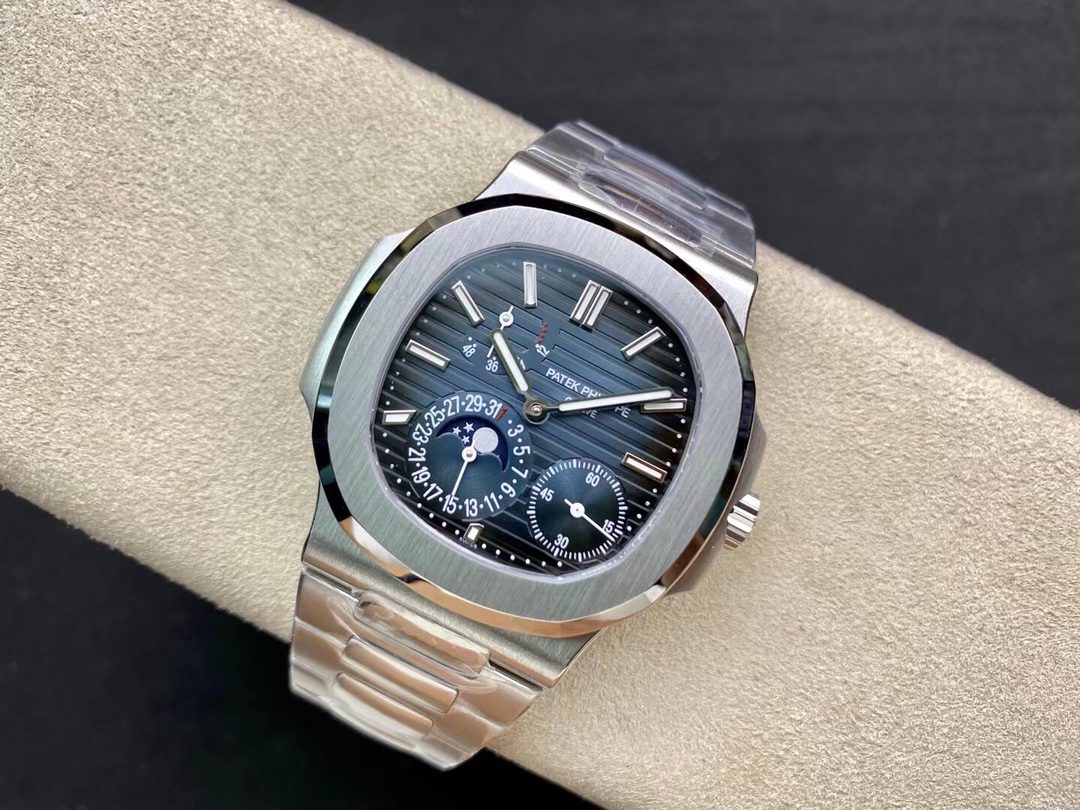 Patek Philippe Nautilus 57121A-001 SS ZF 1:1 Best Edition Blue Dial on SS Bracelet A240
