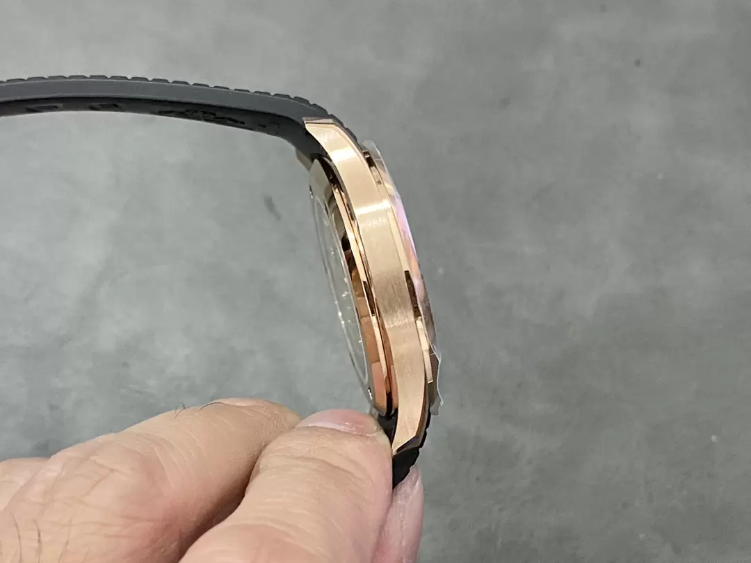 Patek Philippe Nautilus 5711/1R RG 3KF 1:1 Best Edition Brown Textured Dial on RG Bracelet A324 Super Clone V2