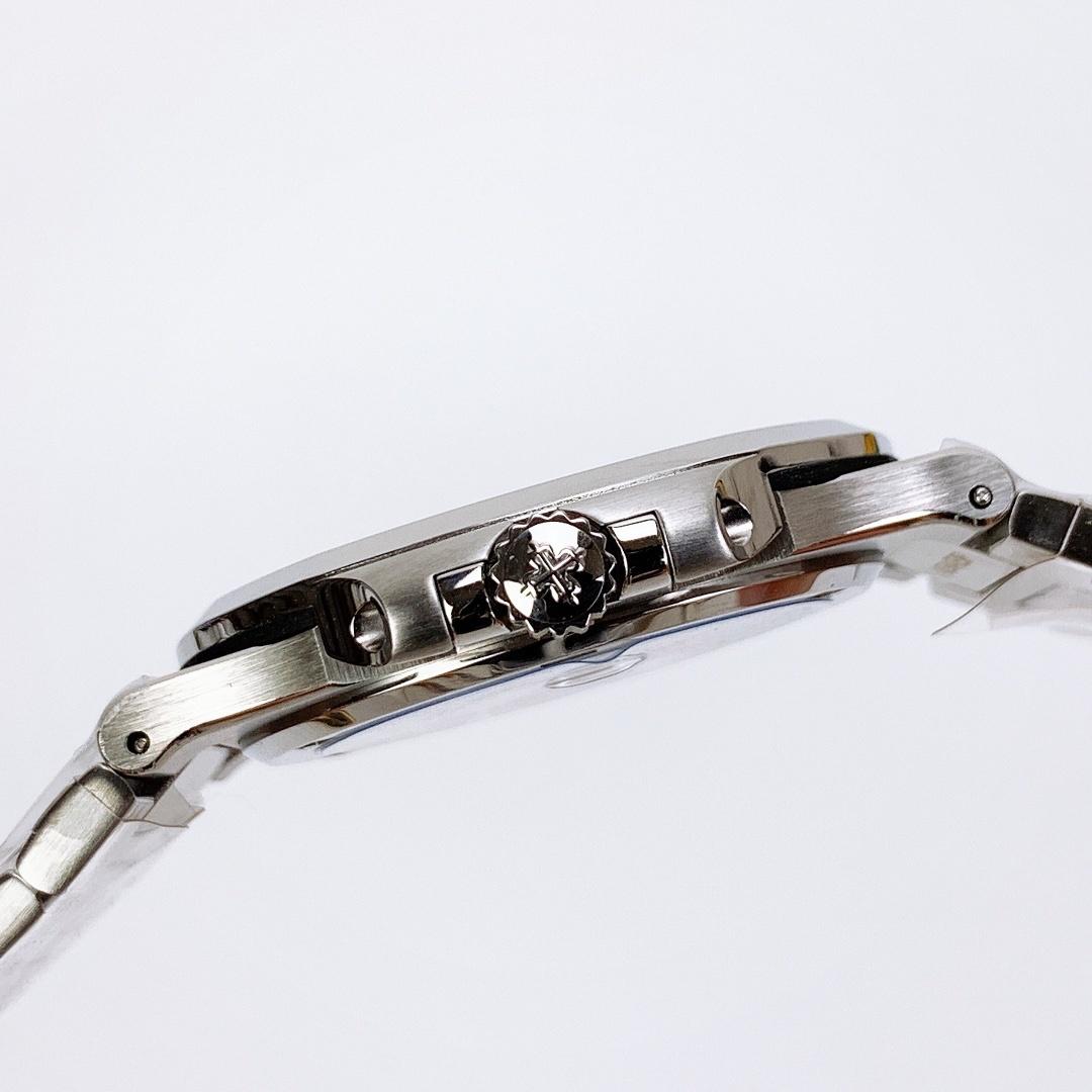 Patek Philippe Nautilus 5711/1A-011 3KF 1:1 Best Edition White Textured Dial on SS Bracelet A324 Super Clone V2