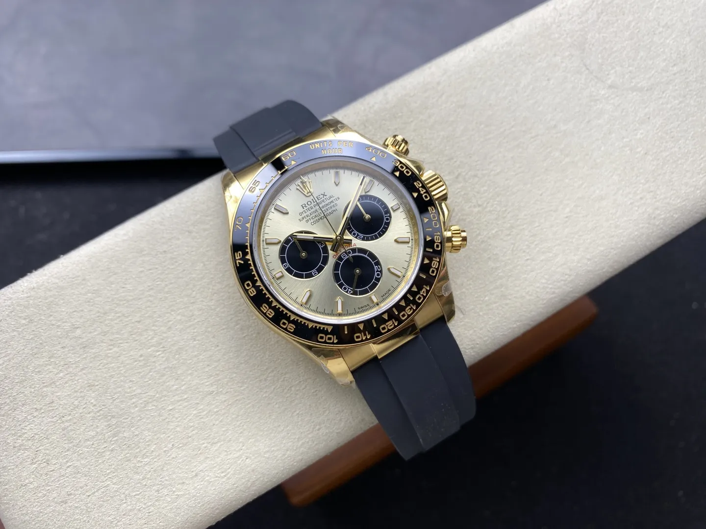 Rolex Daytona 126518 QF 1:1 Best Edition YG/Black Dial SH4131 V11 (Weighted)