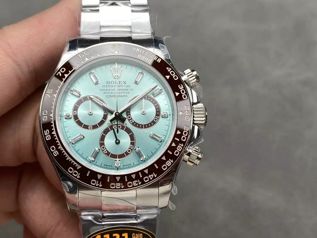 Rolex Daytona 126506 QF 1:1 Best Edition Ice Blue Dial Crystal Marker SH4131 V6 (Gain Weight)