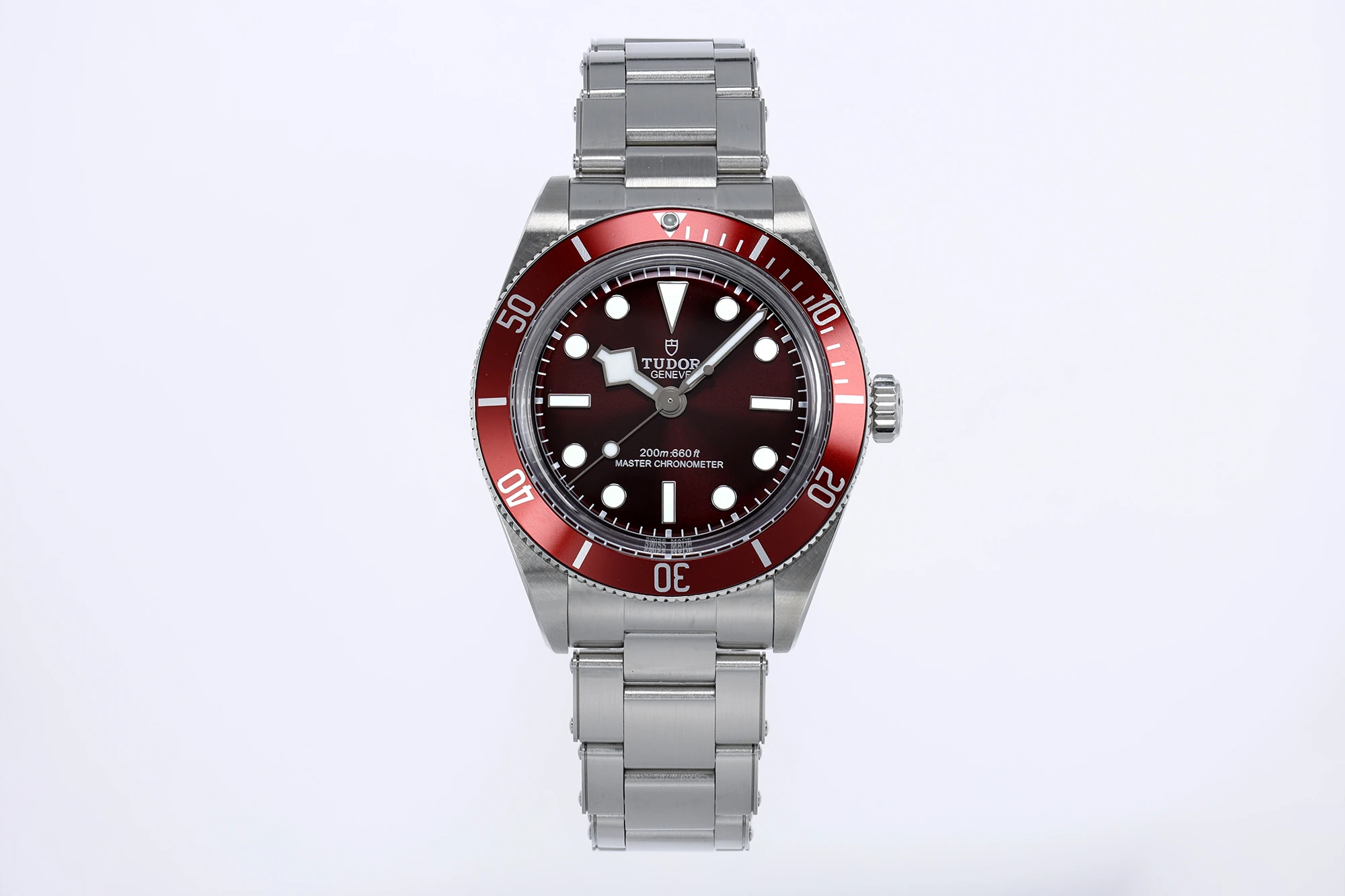Black Bay 58 39mm SS ZF 1:1 Best Edition Red Dial on Oyster Bracelet A2824