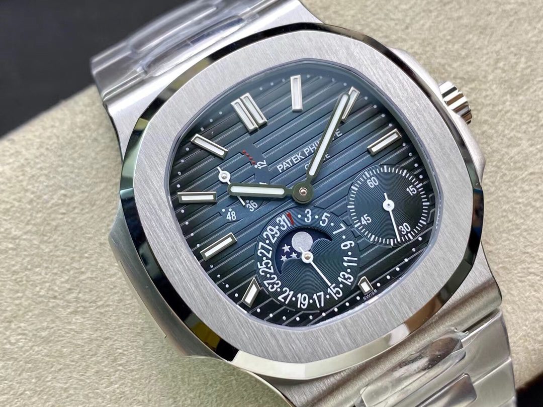 Patek Philippe Nautilus 57121A-001 SS ZF 1:1 Best Edition Blue Dial on SS Bracelet A240