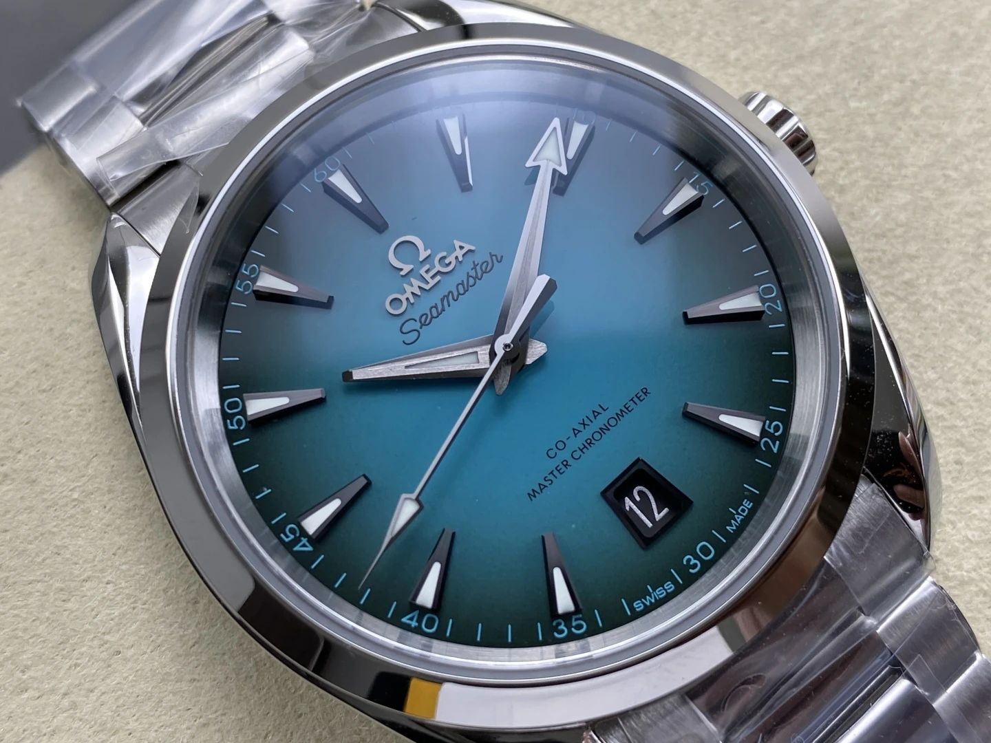 OMEGA Aqua Terra 150M 38mm VSF 1:1 Best Edition Turquoise Dial on SS Bracelet VS8800 Super Clone