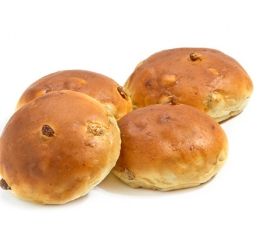 Rozijnenbollen (per 4)