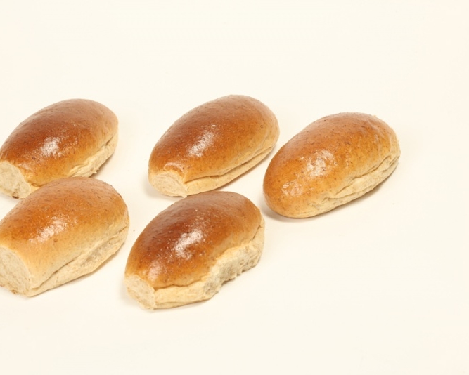 Zacht bruine mini puntjes (per 10)