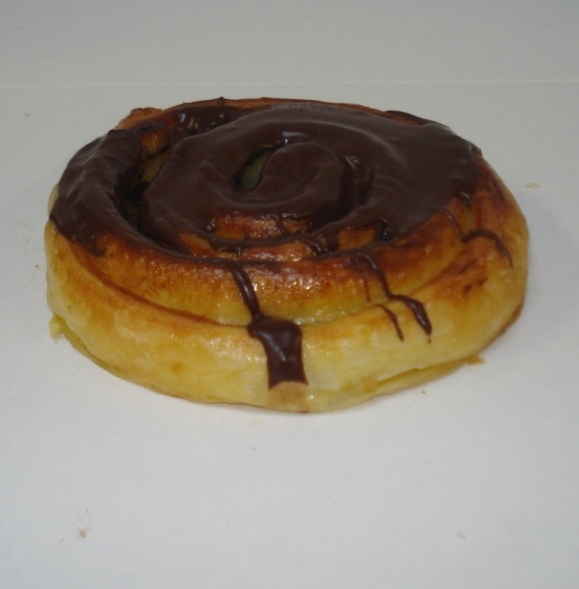 Koffiebroodje rond choco