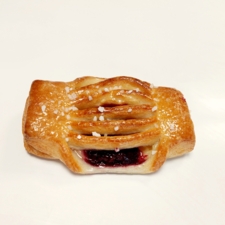 Koffiebroodje kersen room