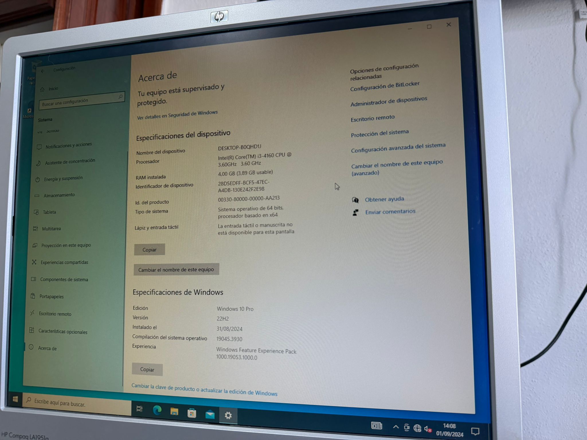 Lote Ordenador Sobremesa