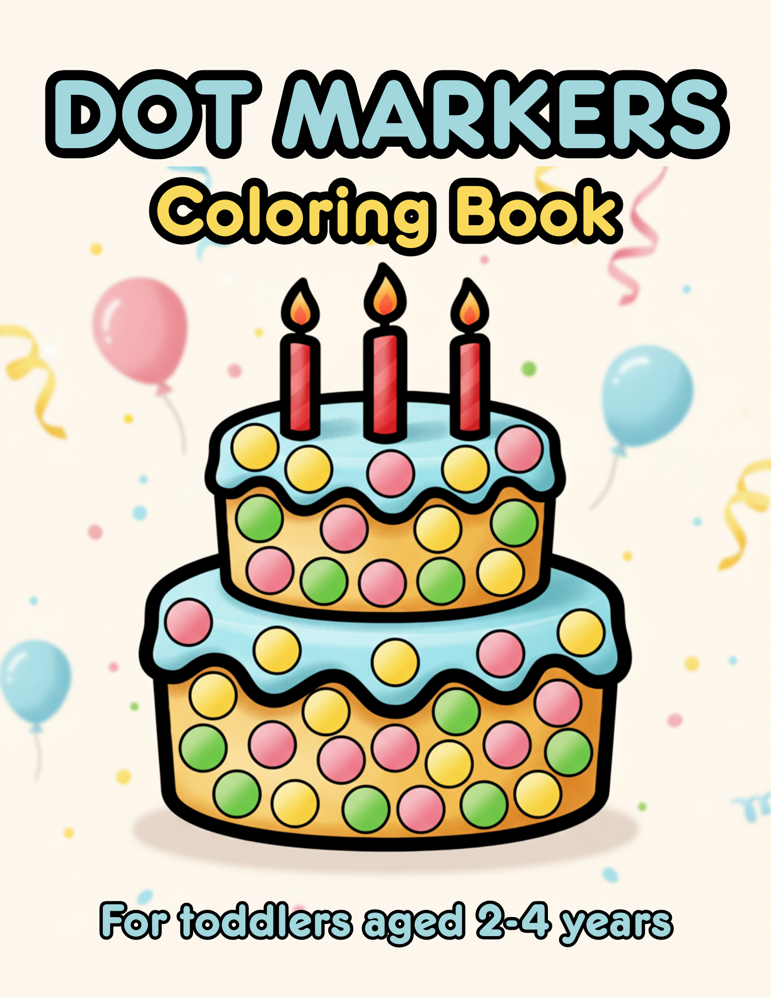 Dot Markers Coloring Book