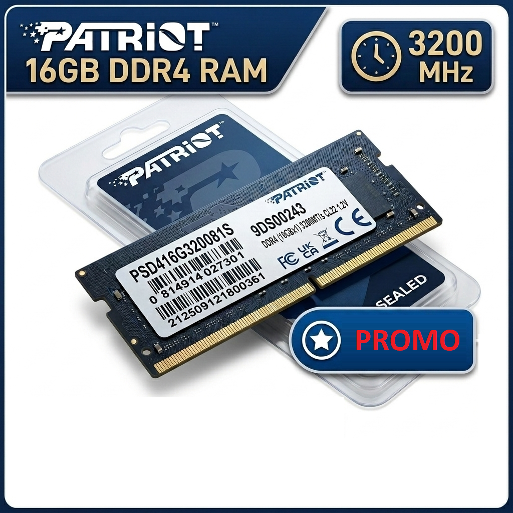 RAM Patriot Signature Line 16GB DDR4 3200MHz SODIMM