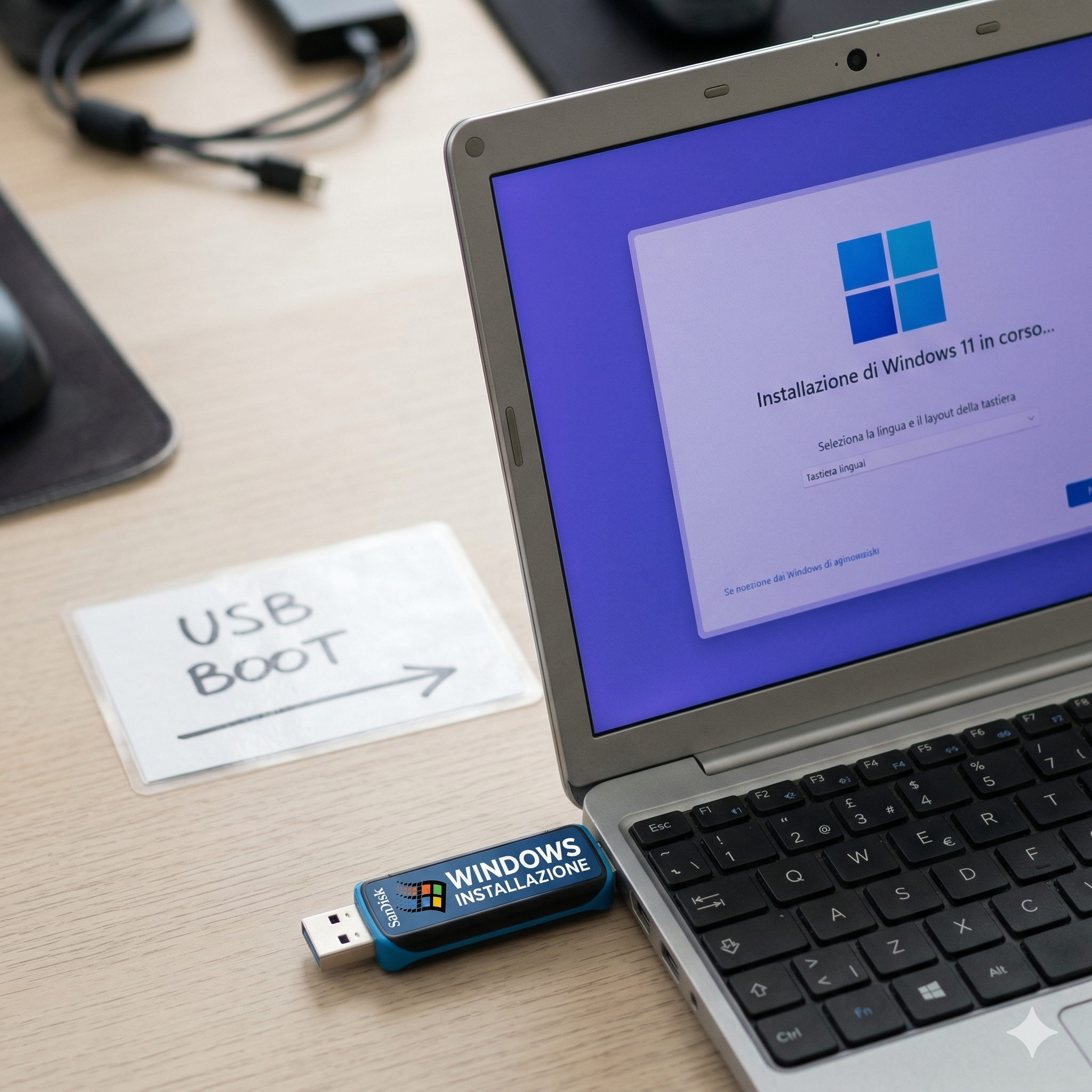 Chiavetta USB Bootable – Installazione Windows 10/11