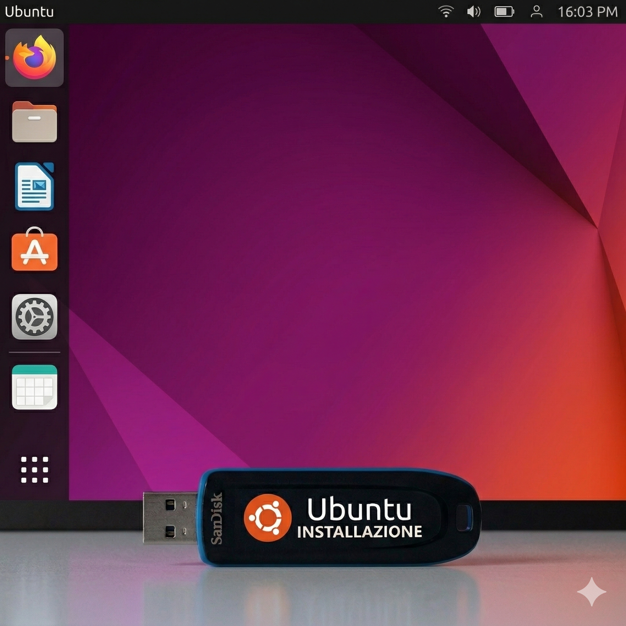 Supporto USB Bootable – Linux (Ubuntu, Kubuntu, Fedora)