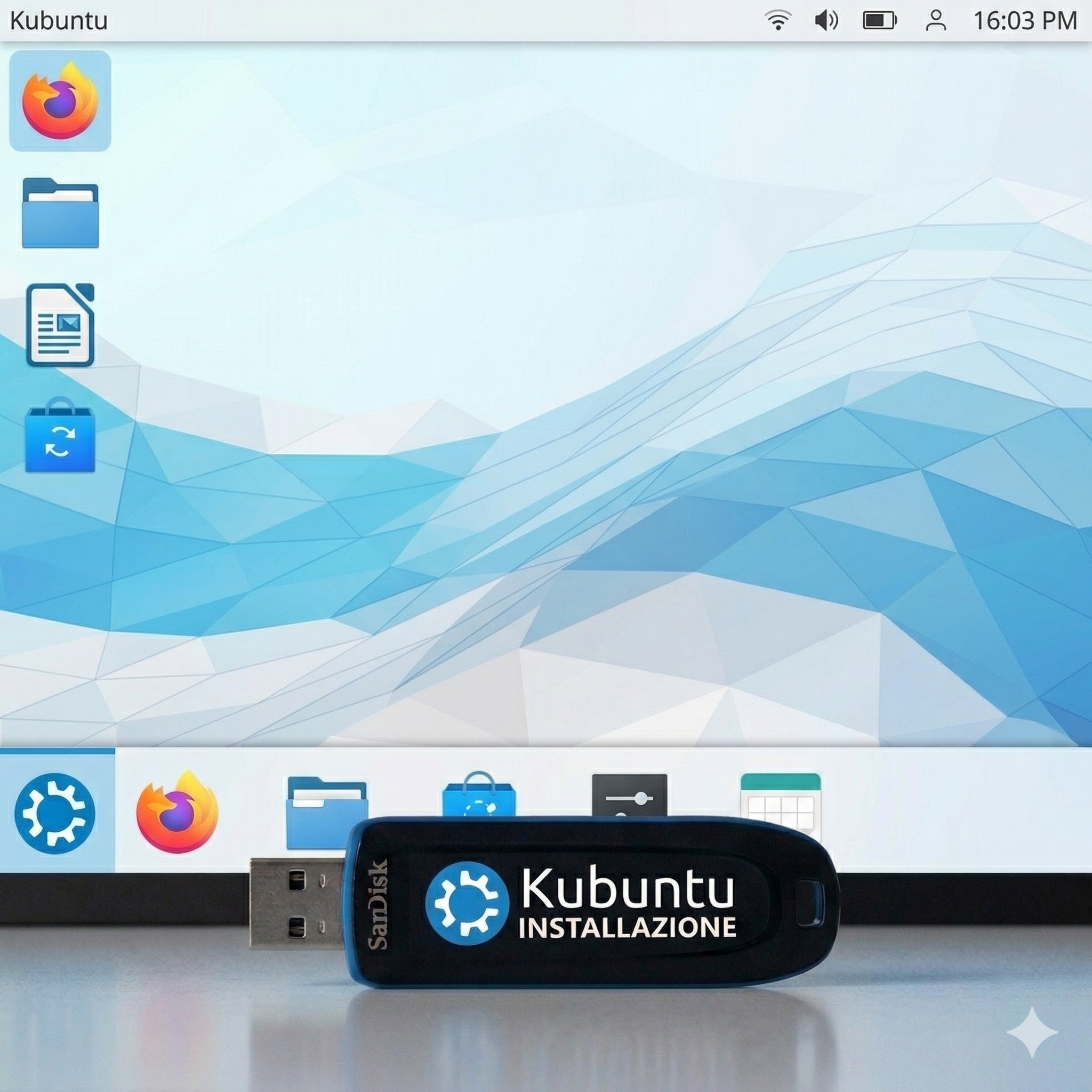 Supporto USB Bootable – Linux (Ubuntu, Kubuntu, Fedora)