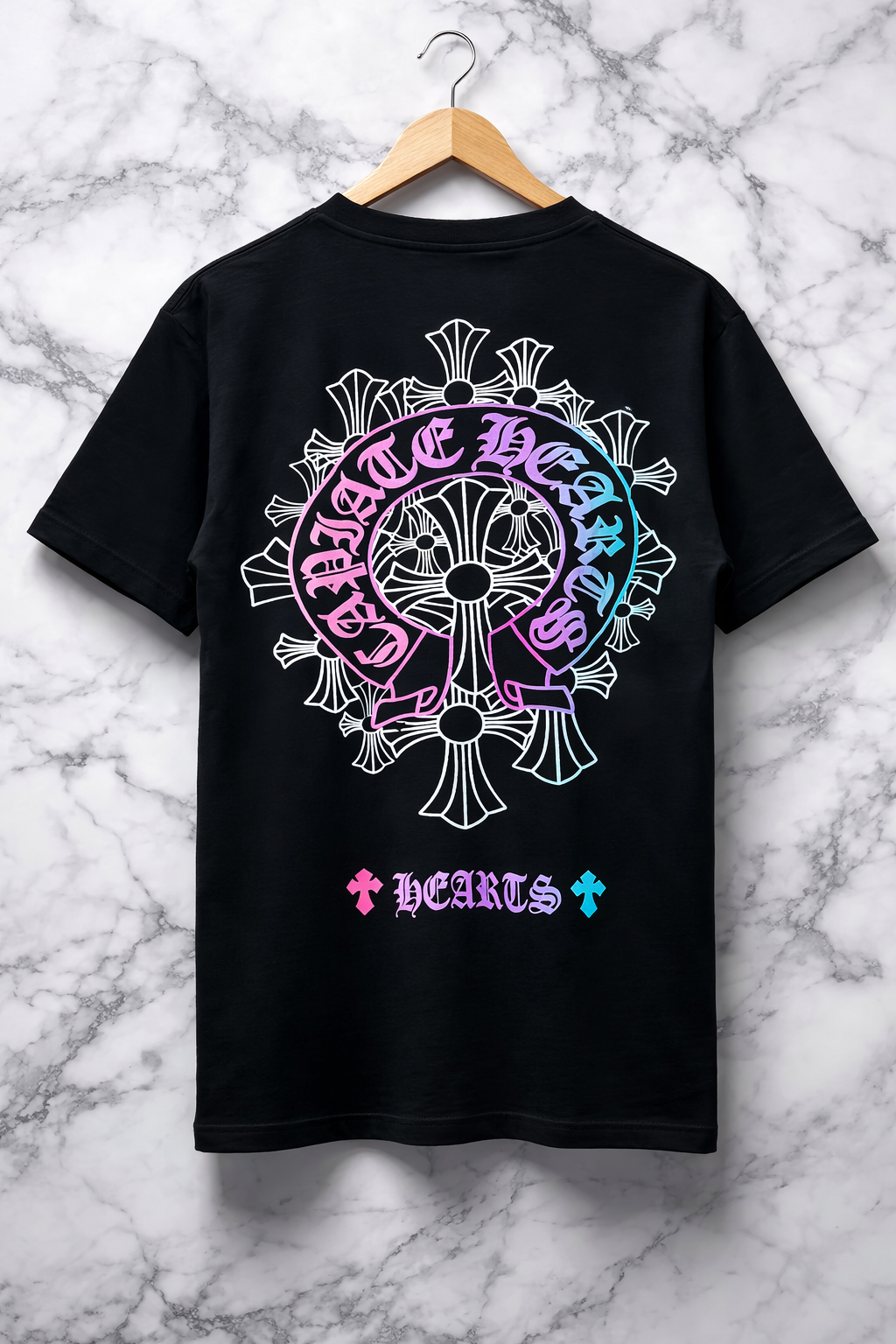 Chrome Hearts Multicolored Graphic Tee