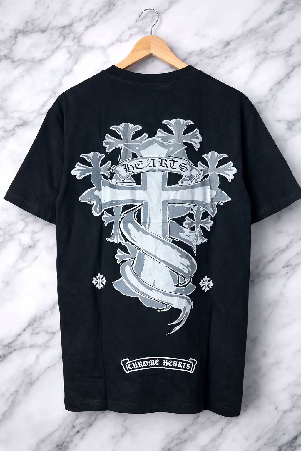 Chrome Hearts Old Triple Cross Print