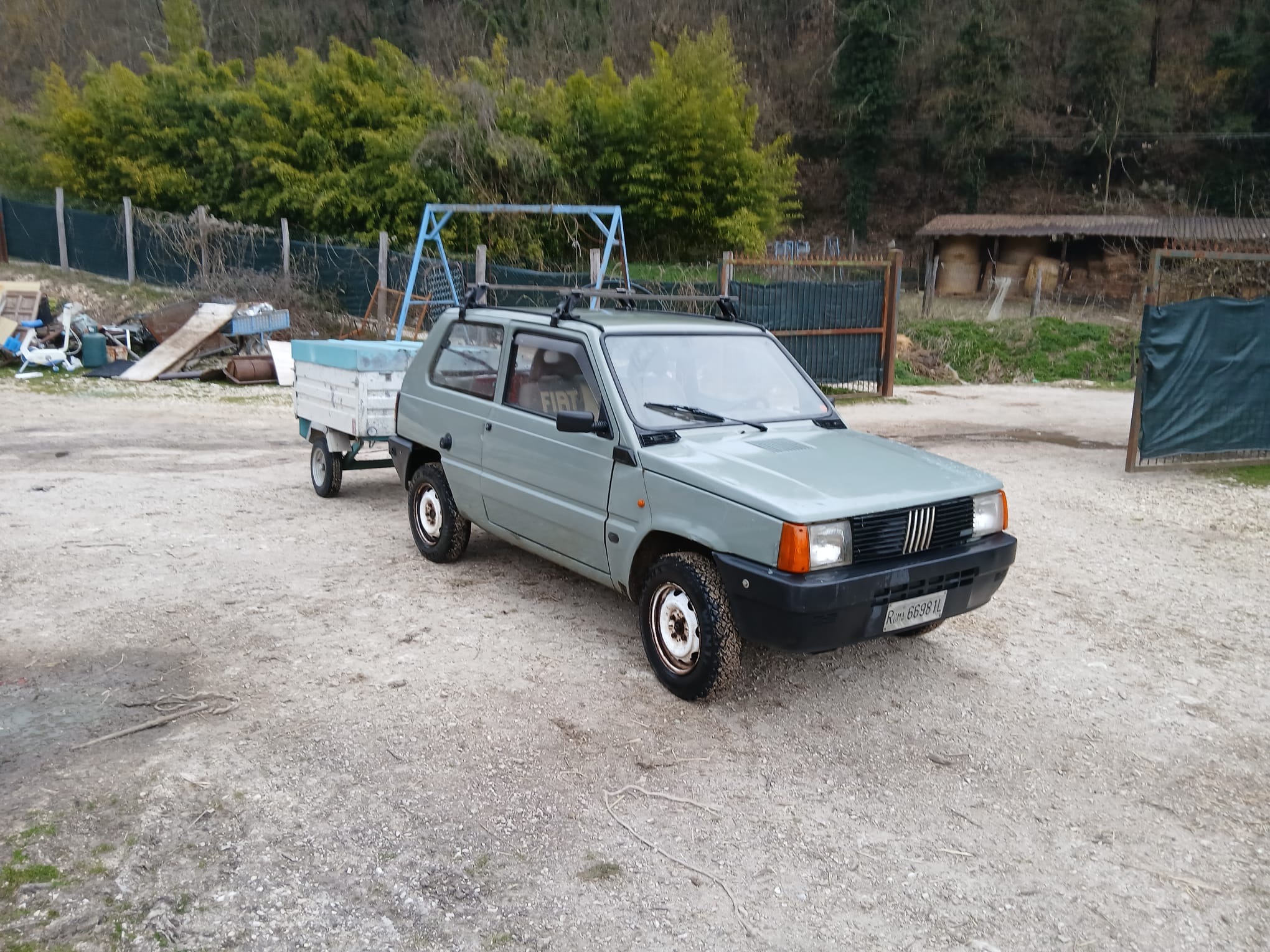 Fiat Panda 4x4 with Trailer