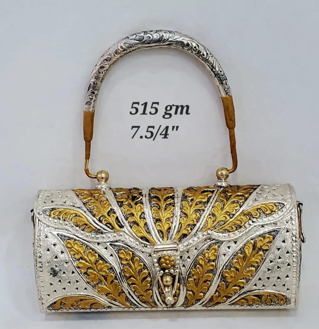 Antique Silver & Gold Handbag