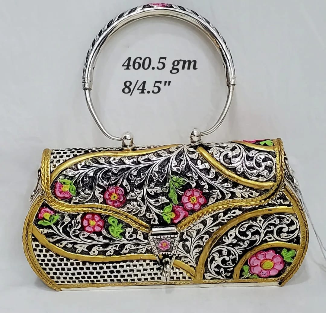 Handcrafted Metal Clutch