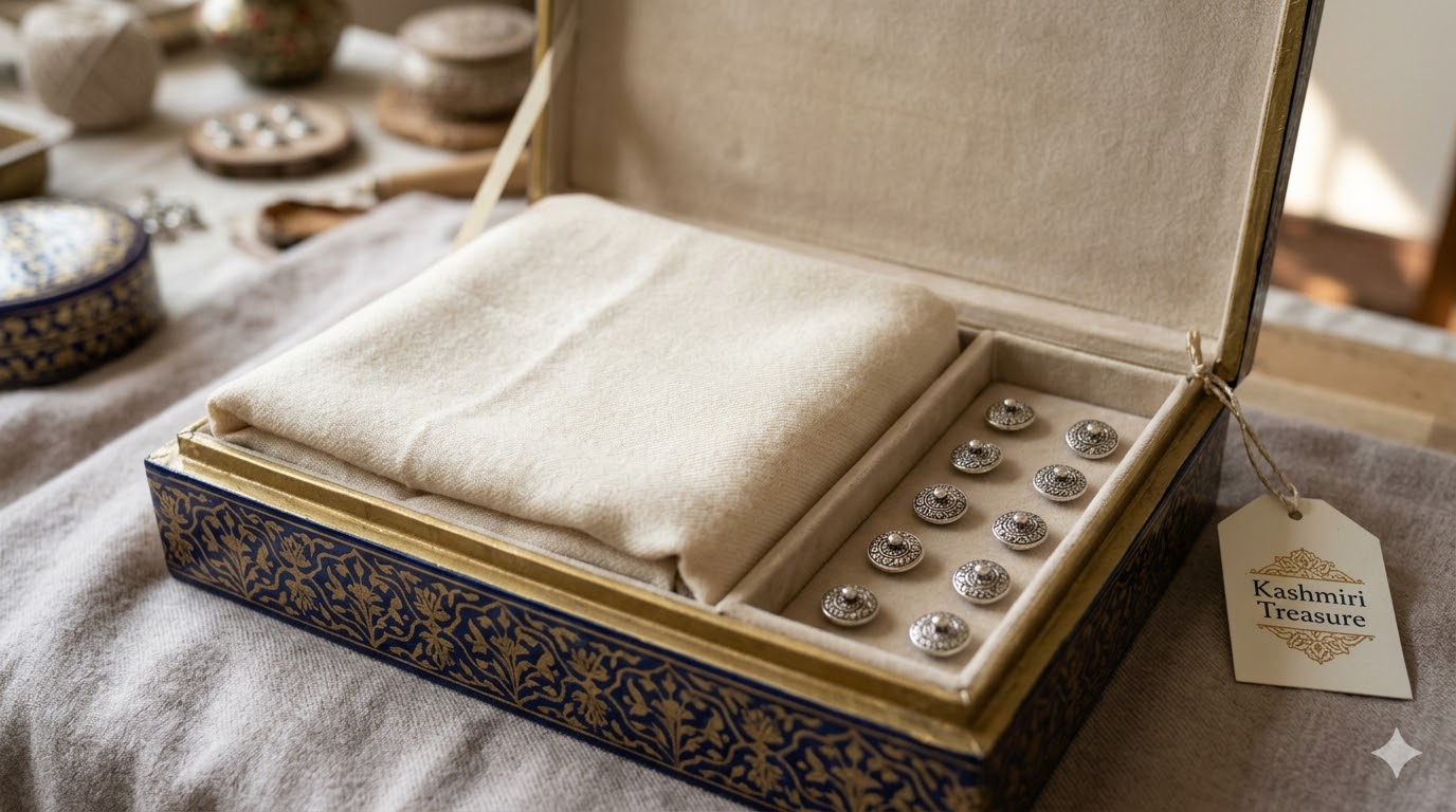 Cream Pashmina Stole