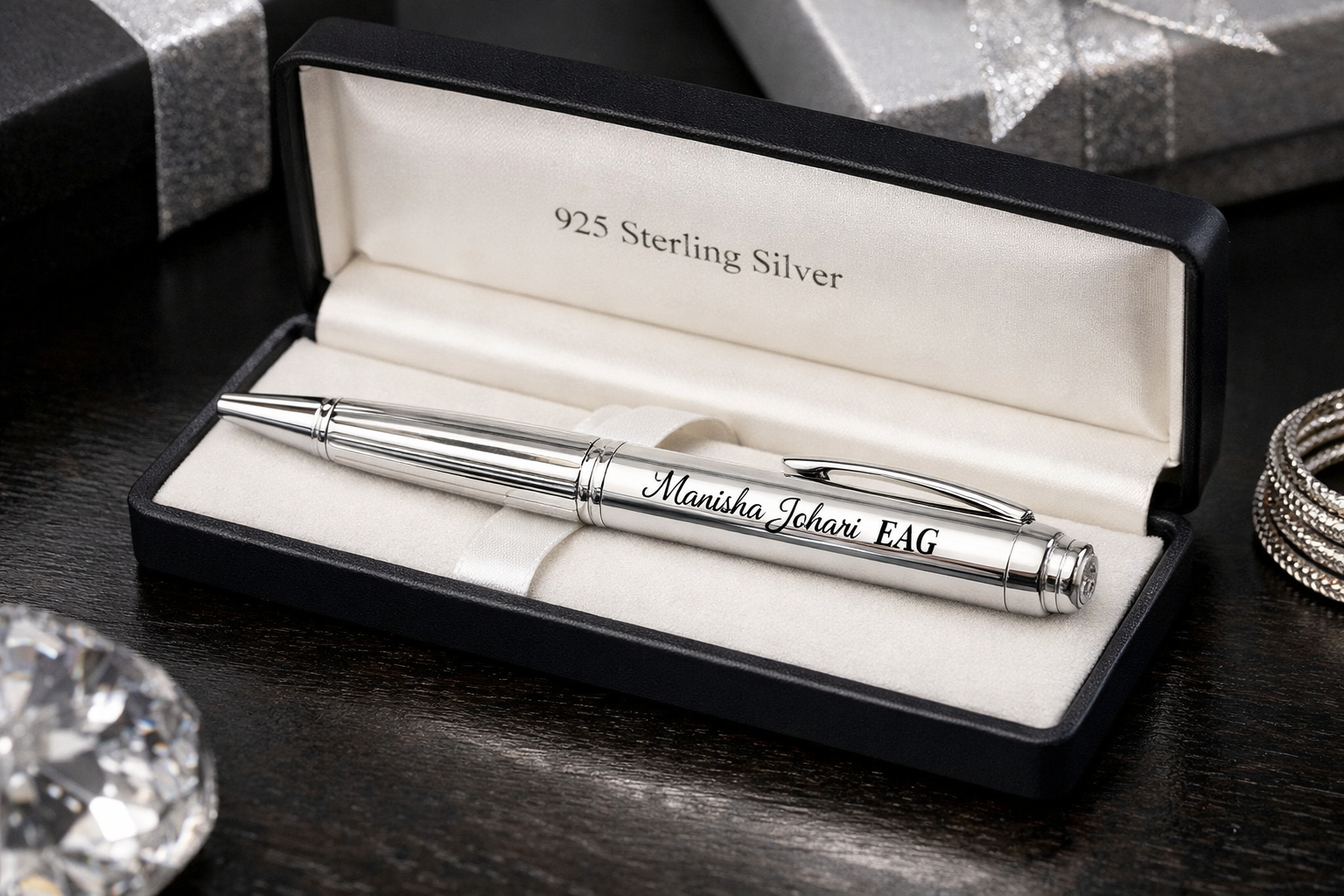 925 Silver Customized Ball Pen