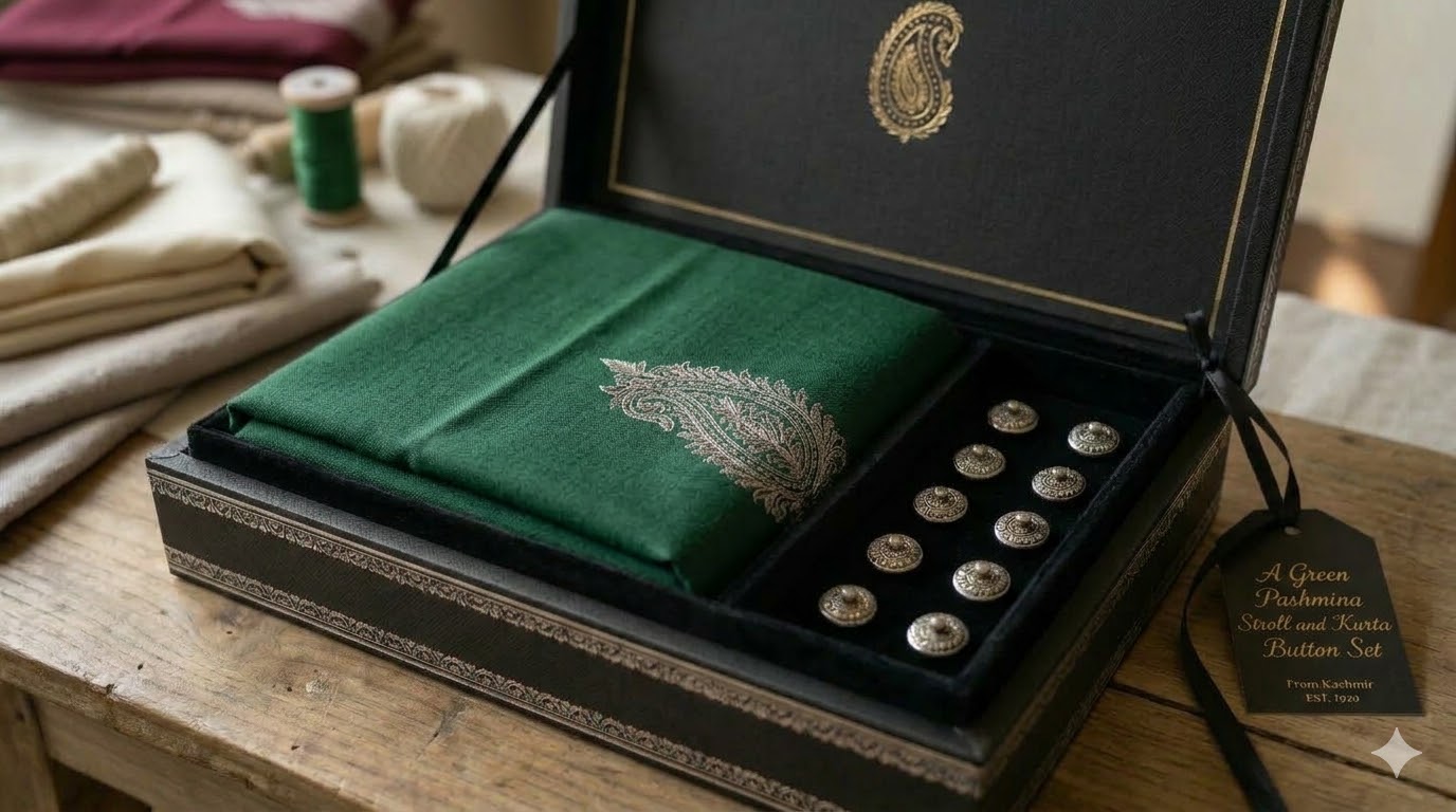 Green Pashmina Stole