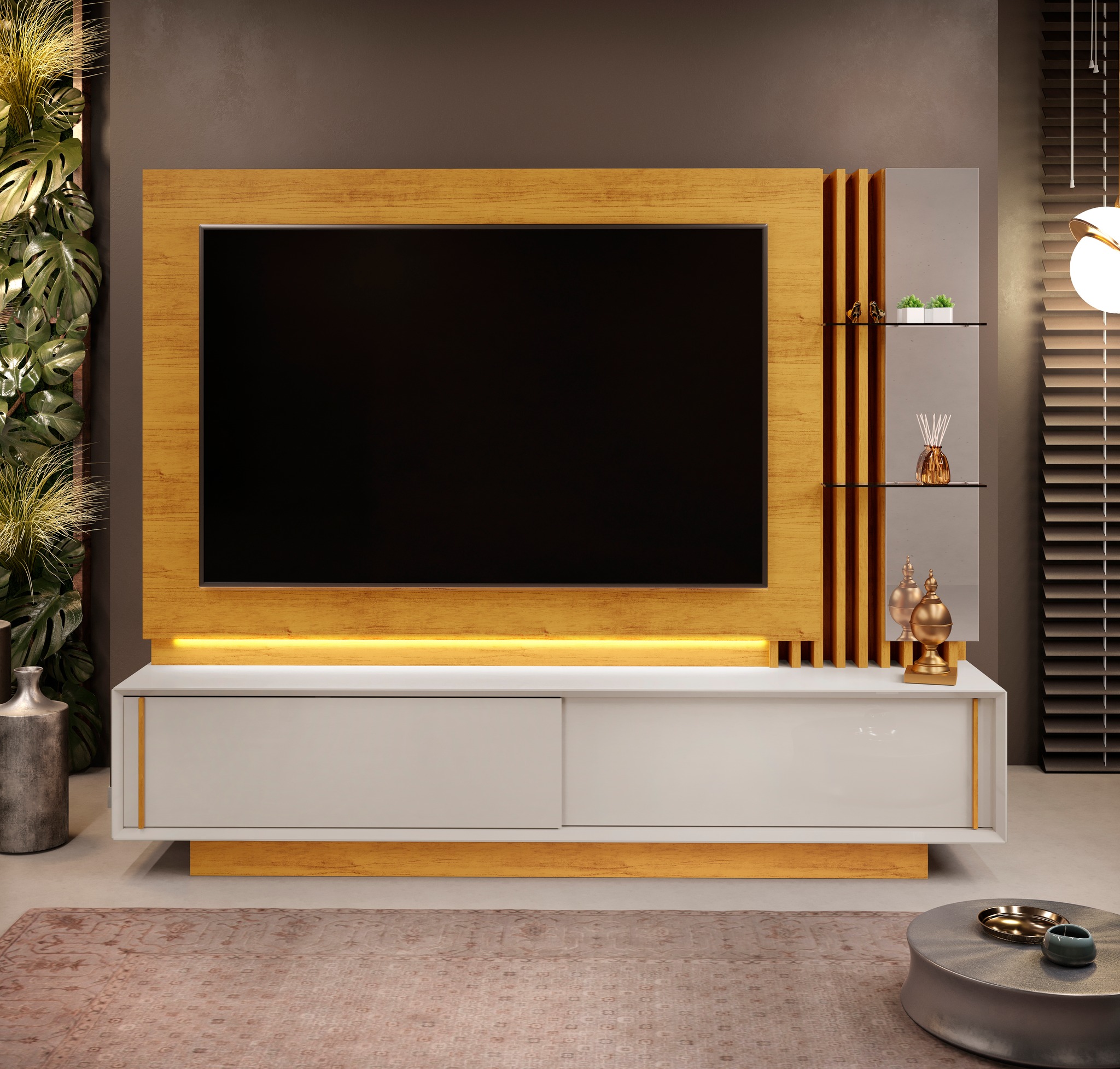 Meuble TV Salone Blanc