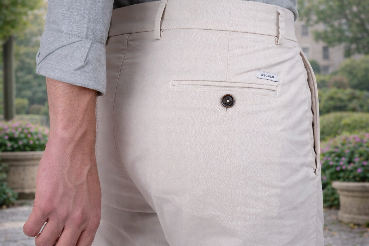 Pantalón Chino Bolsillo Francés