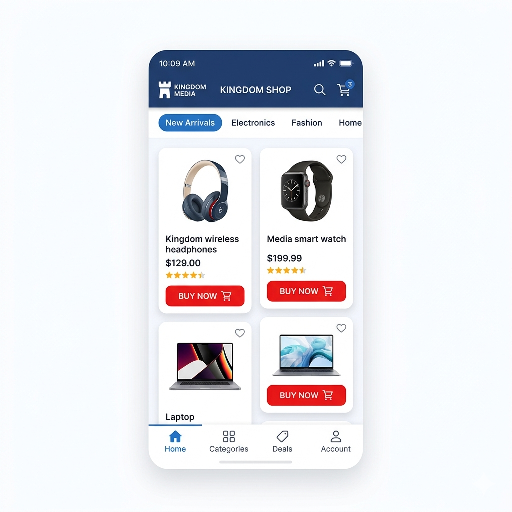 متجر إلكتروني كتطبيق موبايل يضاعف مبيعاتك