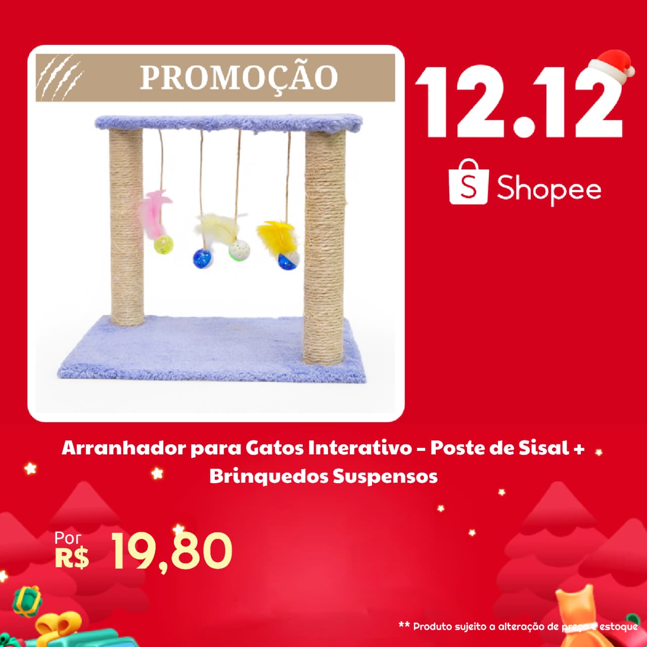 Arranhador para Gatos Interativo