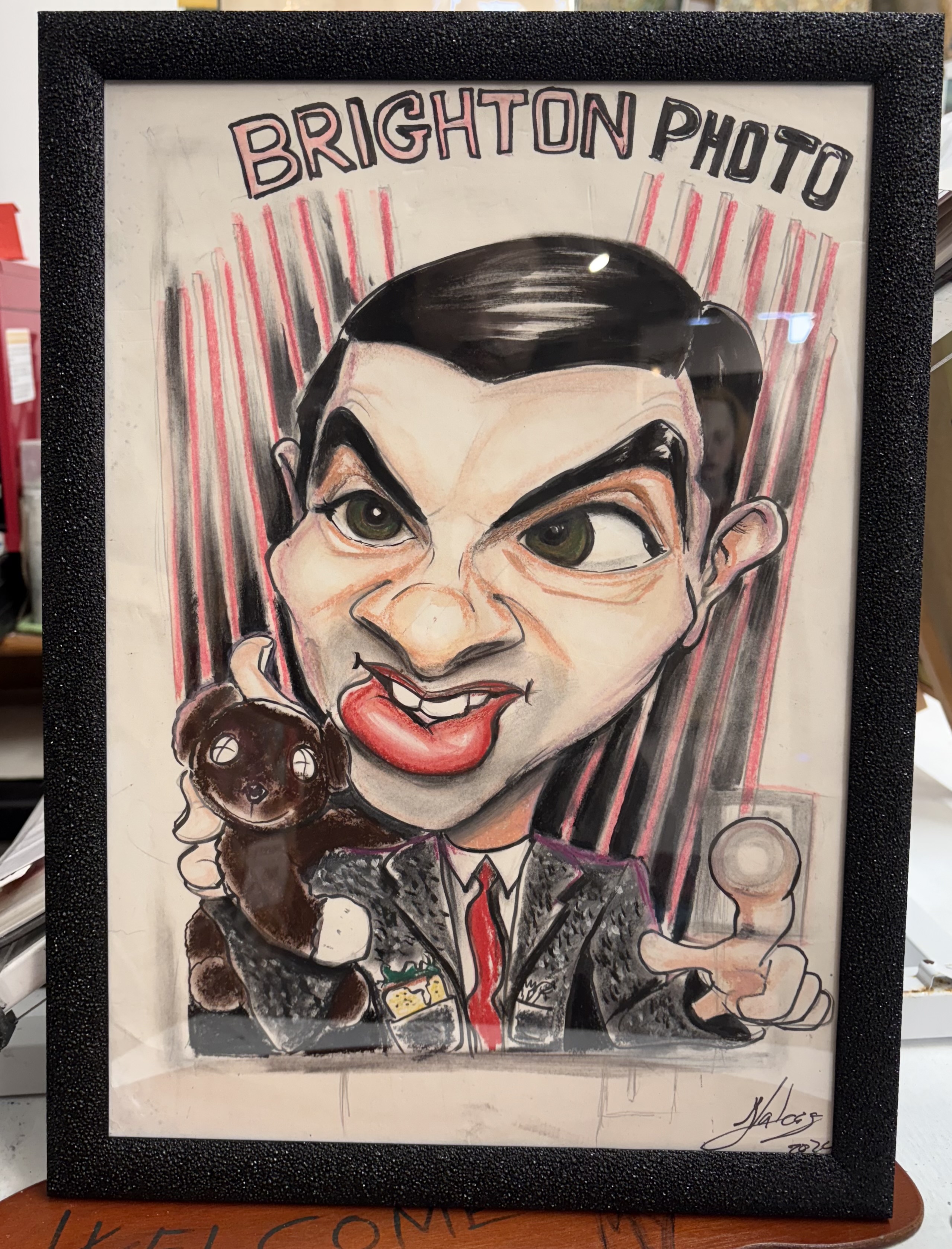 Mr Bean at Brighton Photo Booth 
