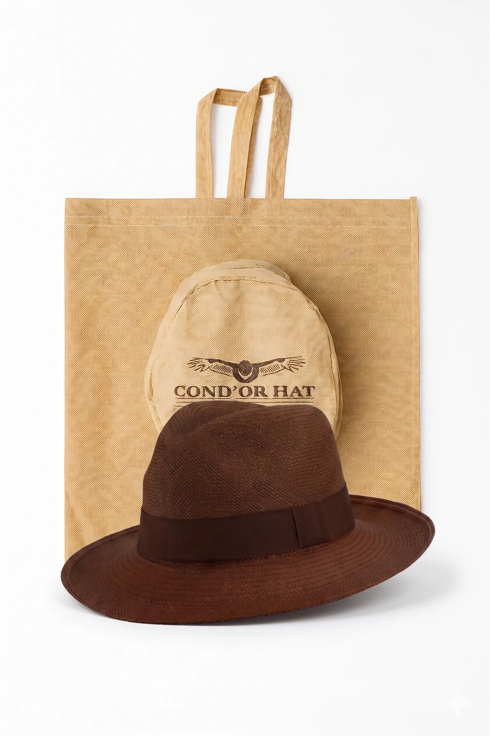 Chapeau Panama Marron Chocolat 