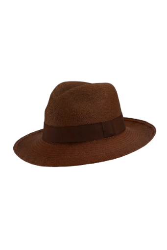 Chapeau Panama Marron Chocolat 