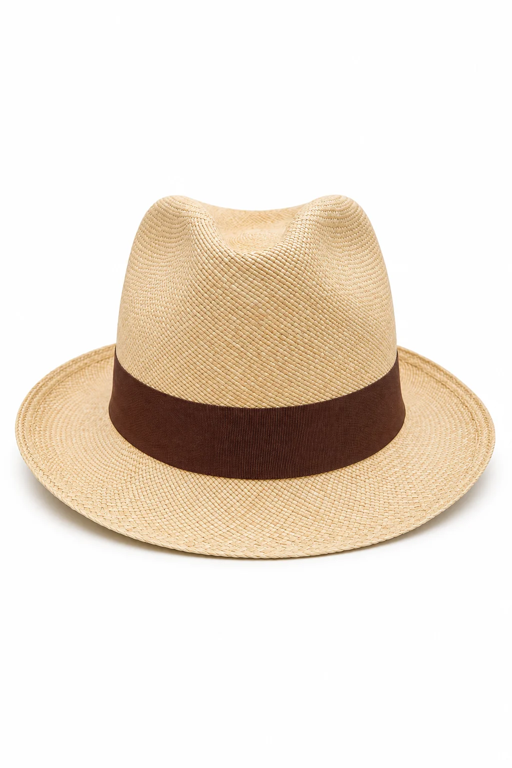 Chapeau Panama Ausin – Crème Naturel & Ruban Marron