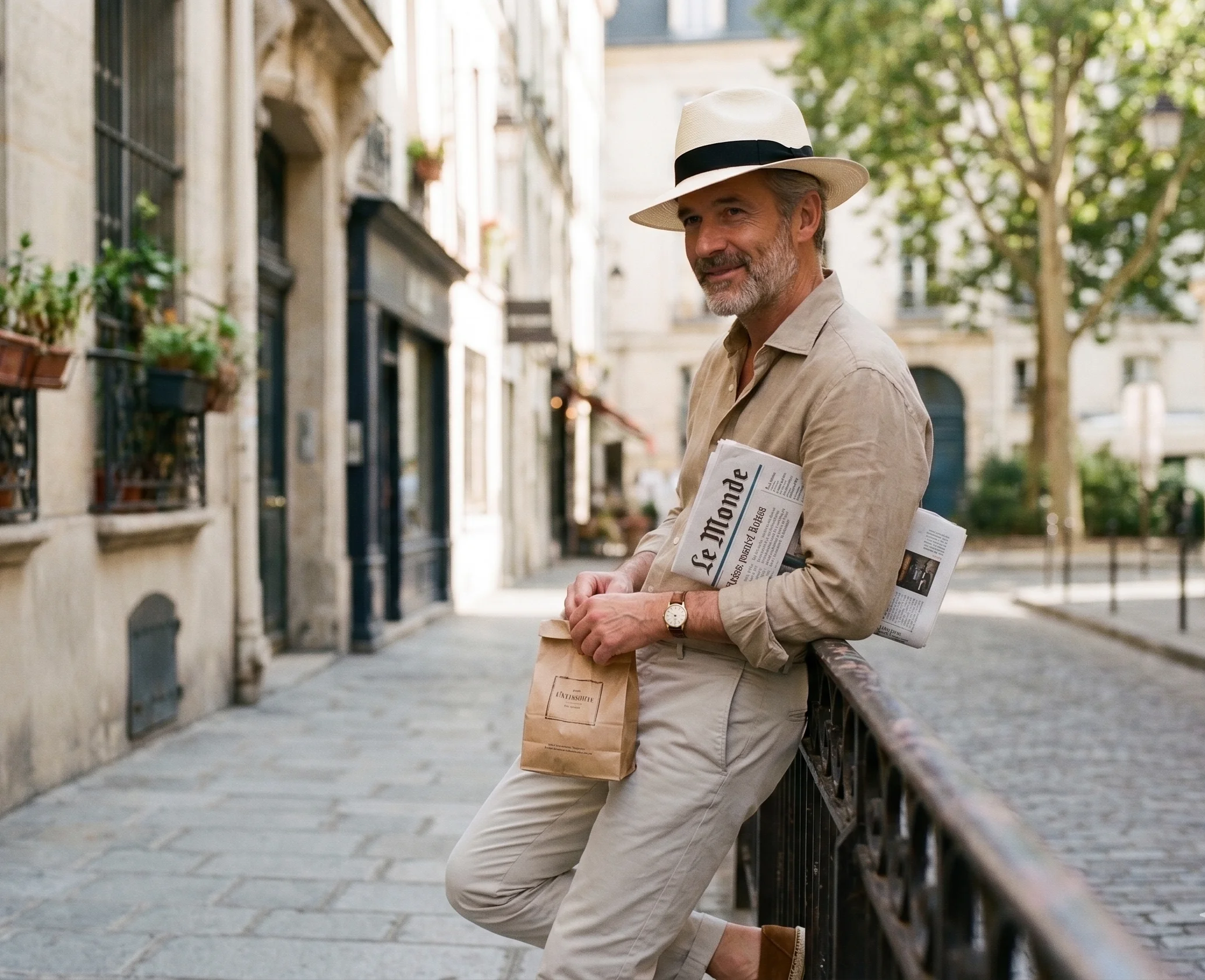 Chapeau Panama Blanc Cassé Fino  