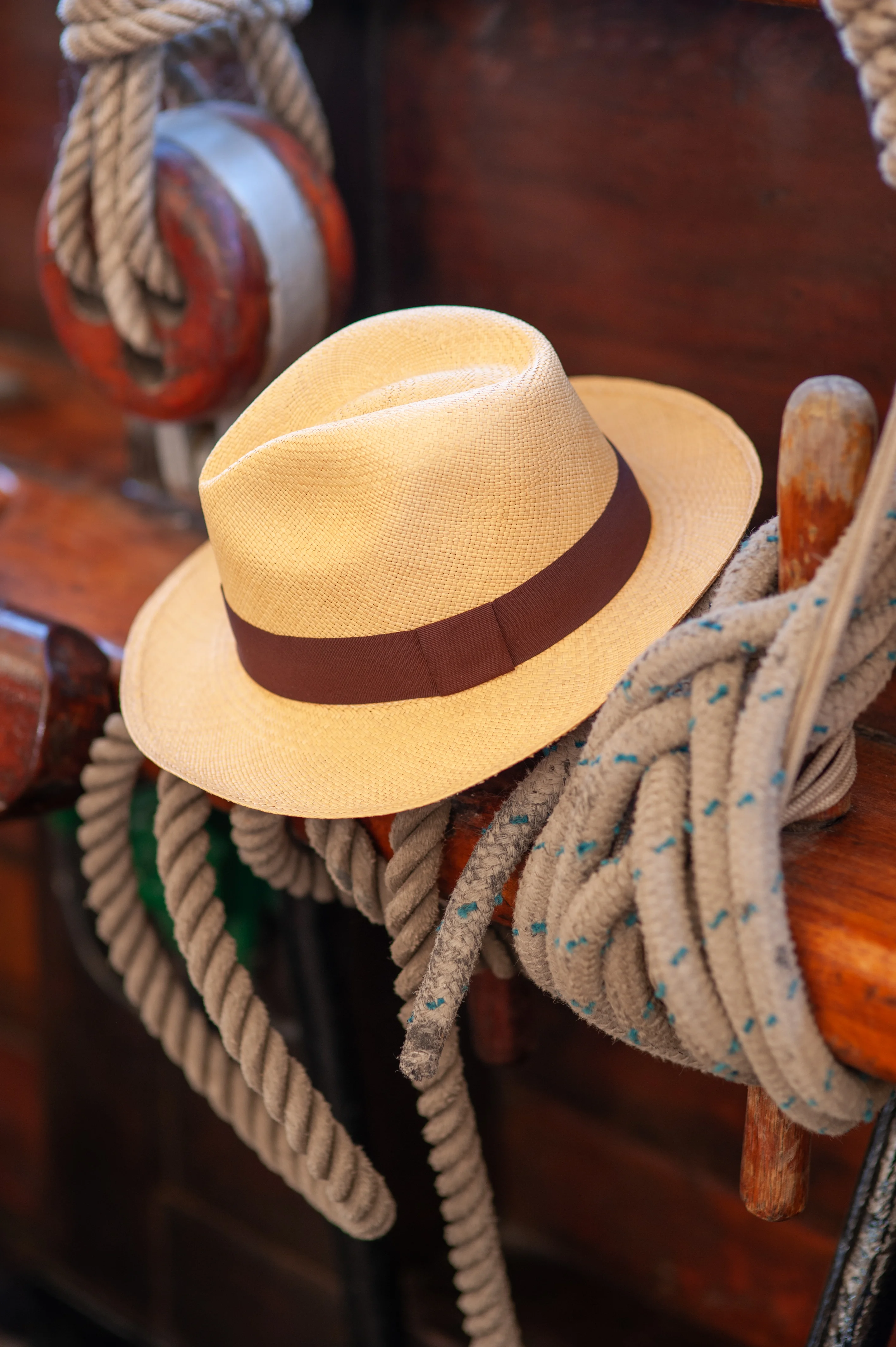 Chapeau Panama Classic Marron Clair