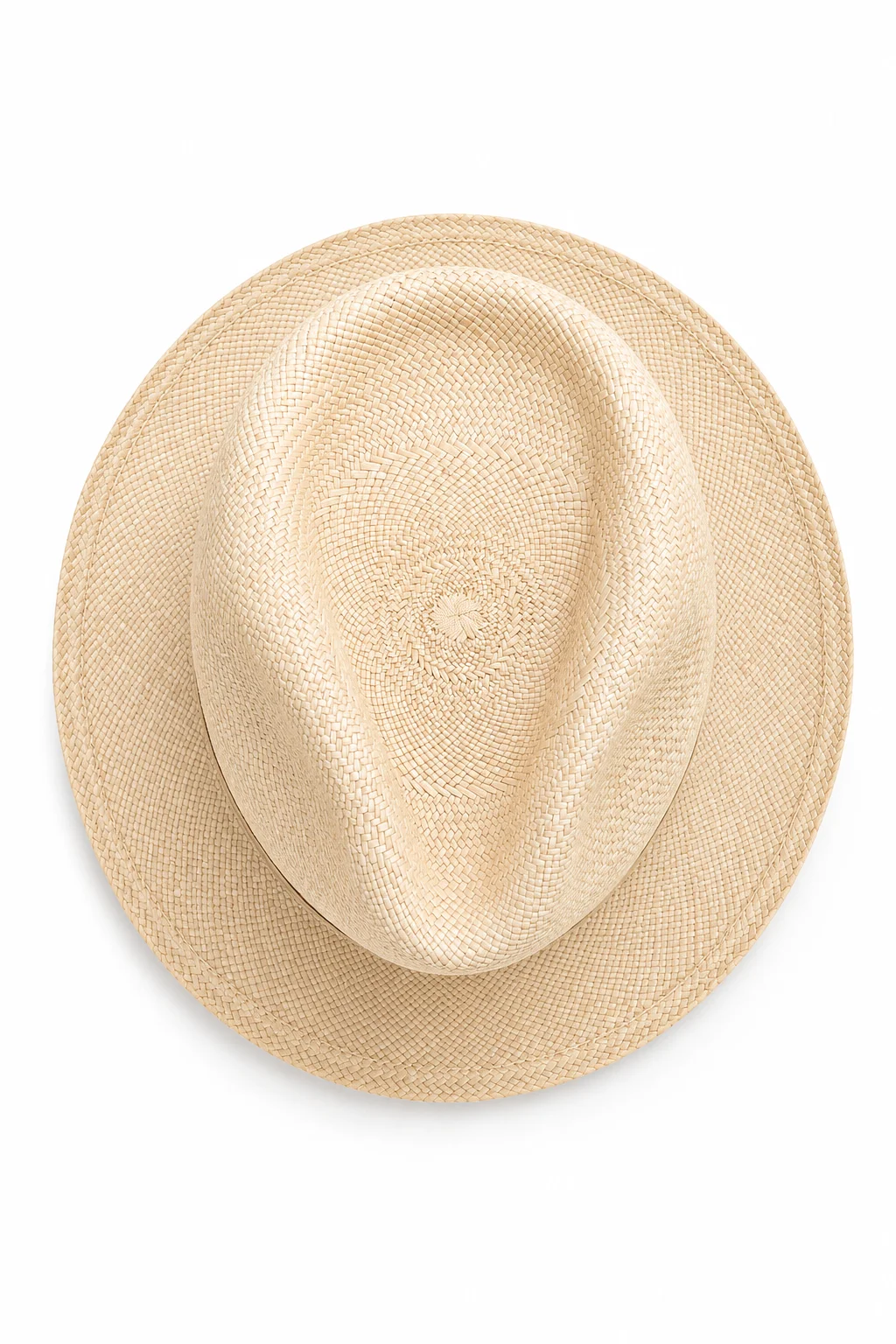 Chapeau Panama Ausin – Crème Naturel & Ruban Marron