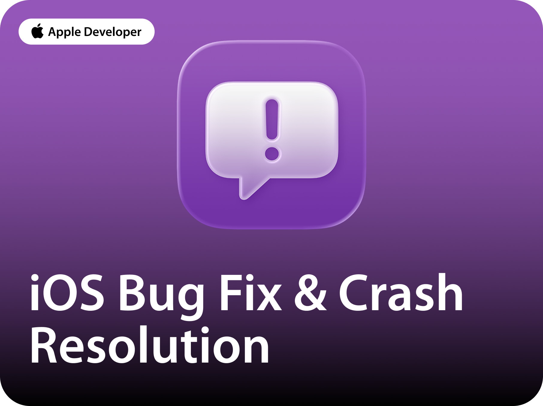 🛠 iOS Bug Fix & Crash Resolution