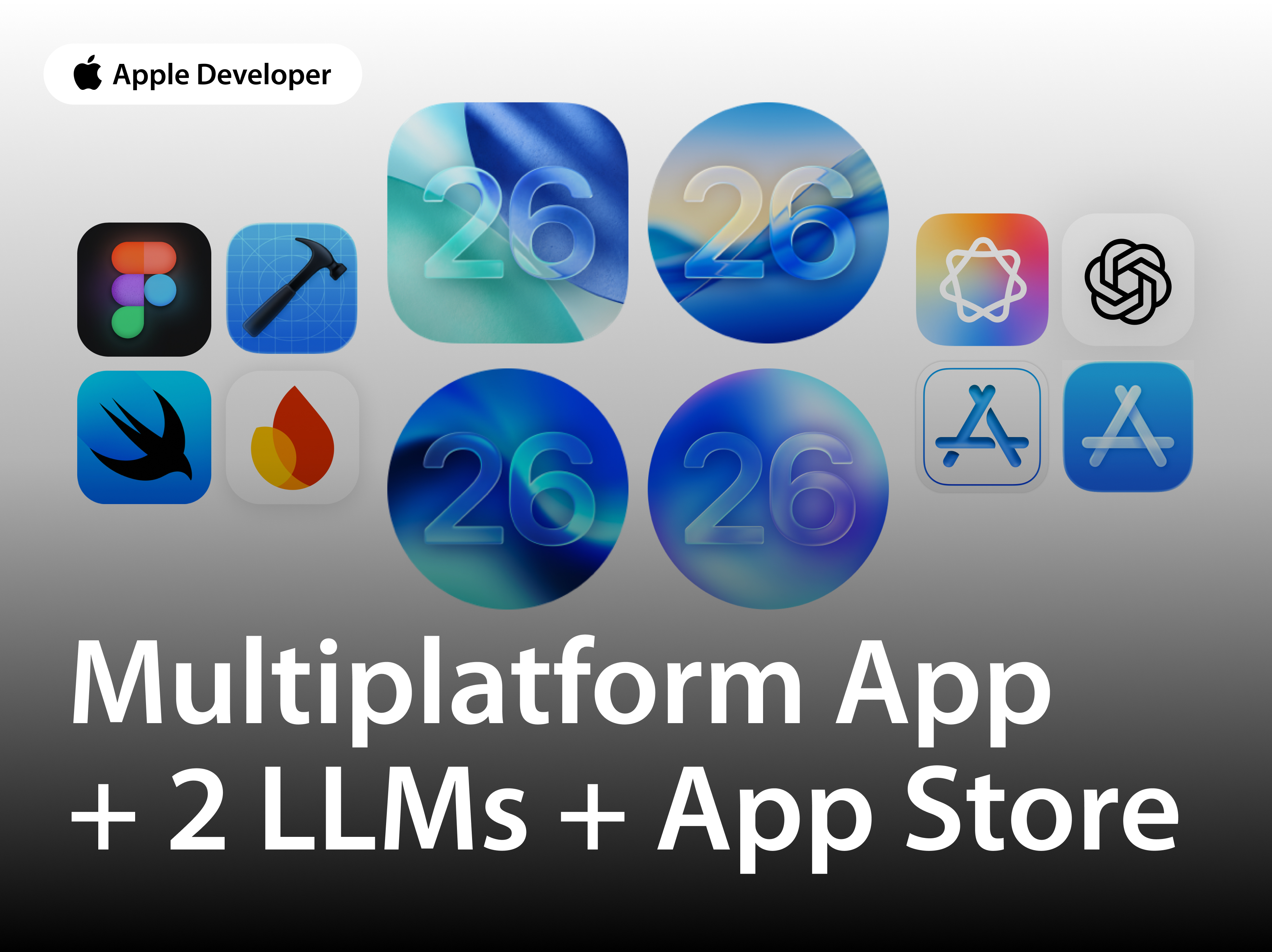 🌐 Multiplatform App + 2 LLMs + App Store