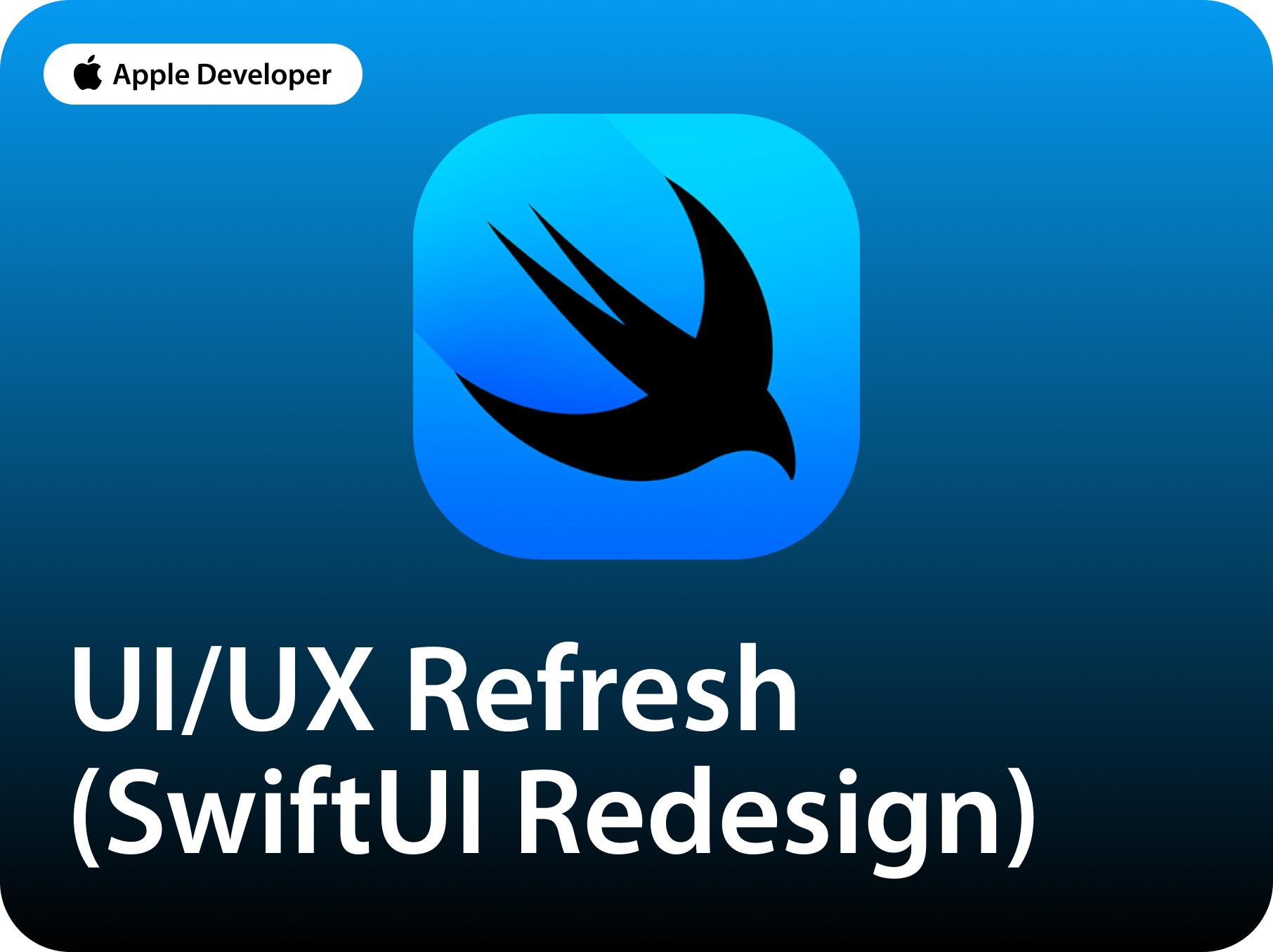 🎨 UI/UX Refresh (SwiftUI Redesign)