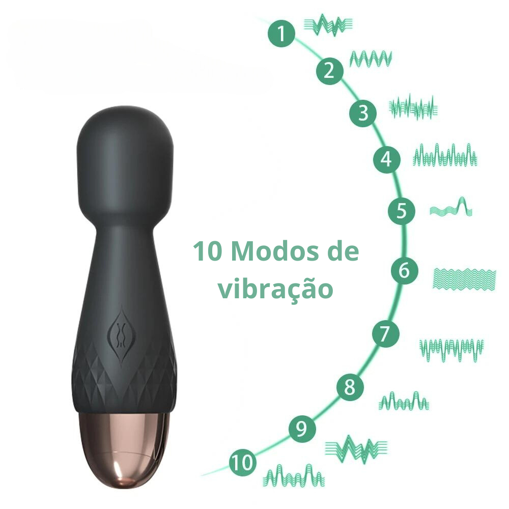 Massageador Varinha Mágica Pocket 10 Vibrações