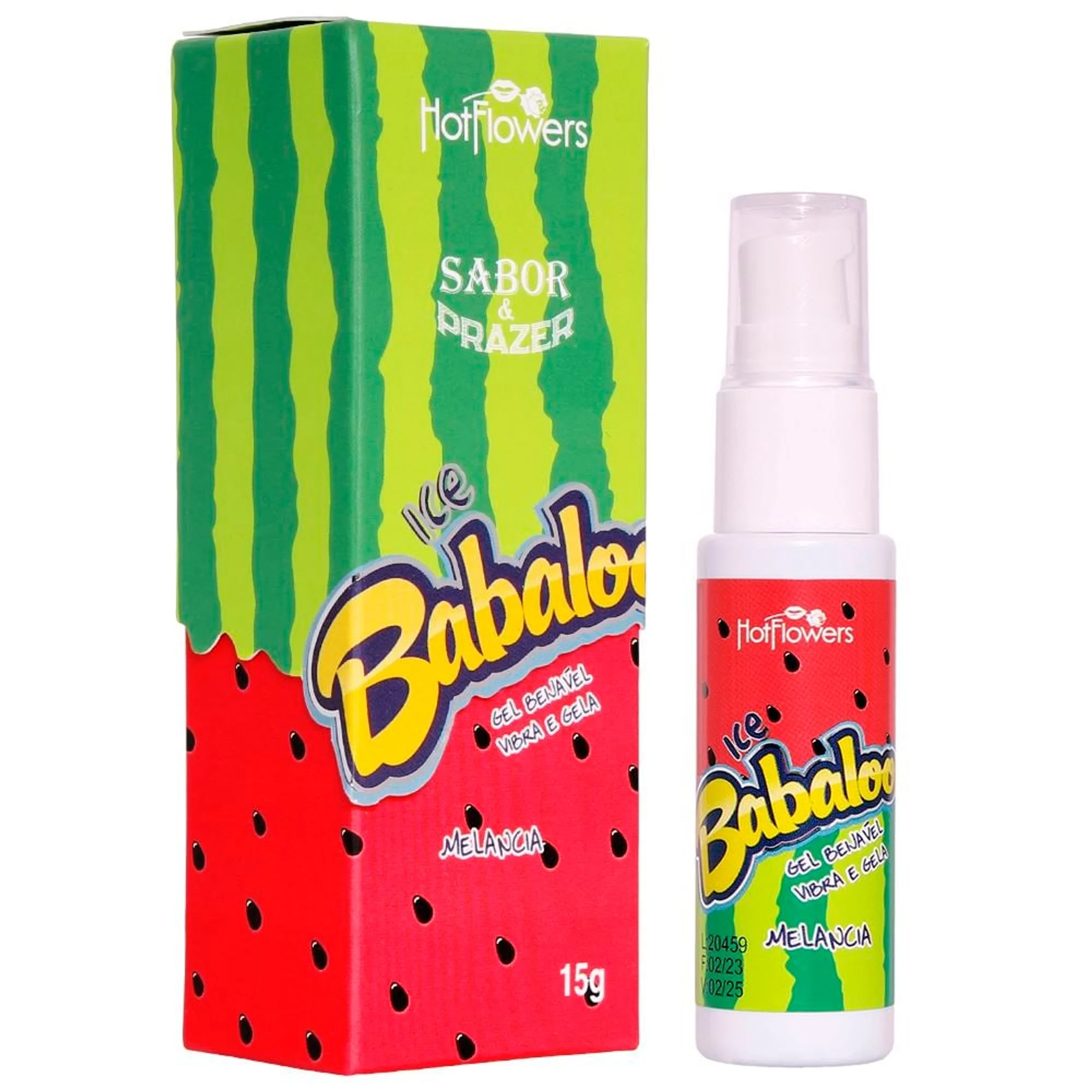 Ice Babaloo Gel Beijável Vibra E Gela 15G