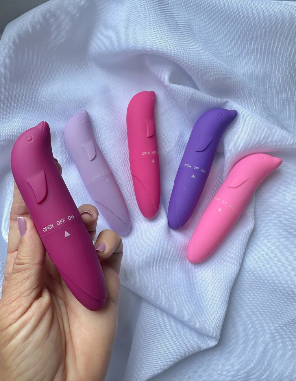 Vibrador Ponto G Colors Golfinho Aveludado