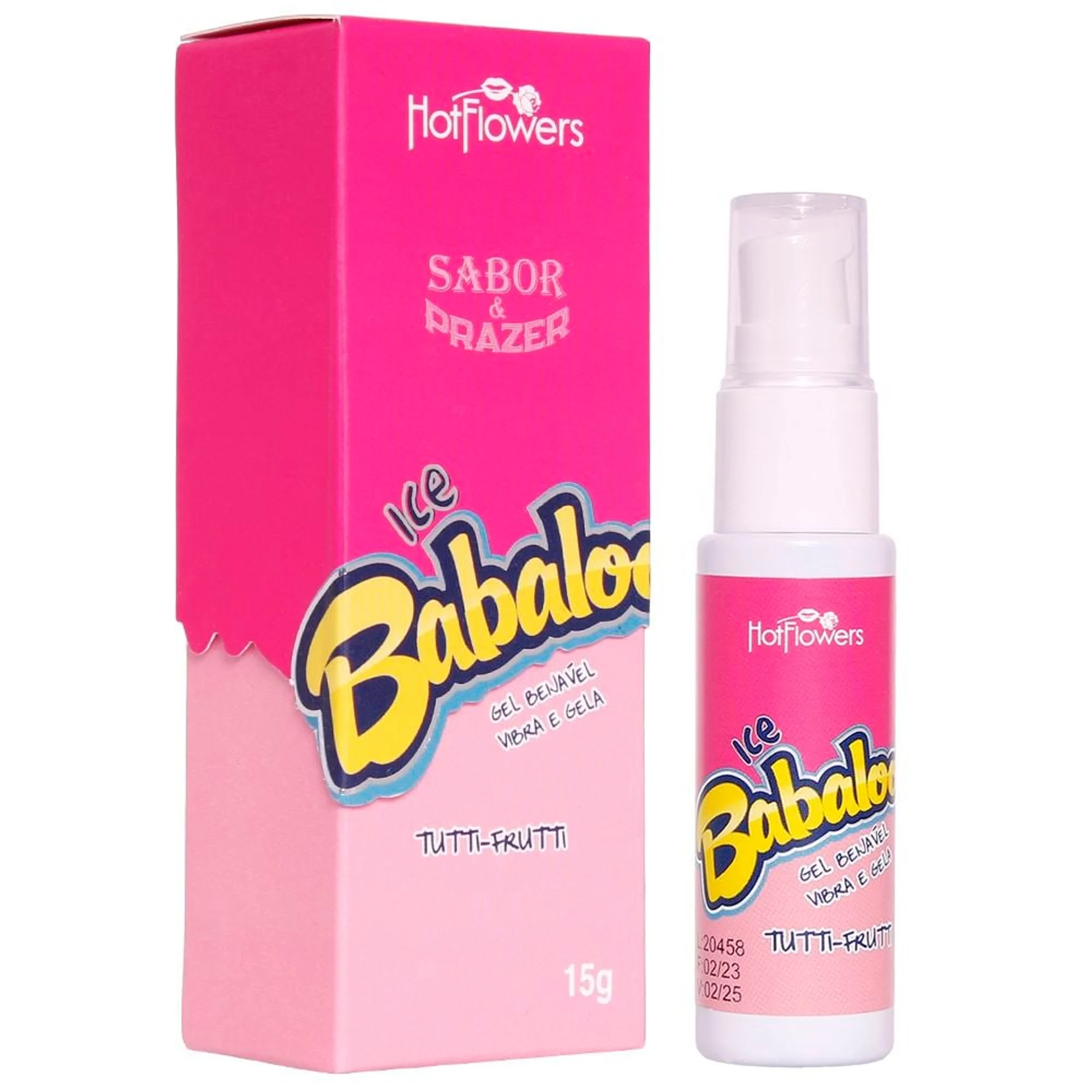 Ice Babaloo Gel Beijável Vibra E Gela 15G