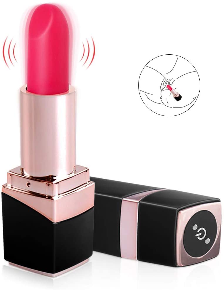 Vibrador Batom Recarregável 10 Modos De Vibração Belline