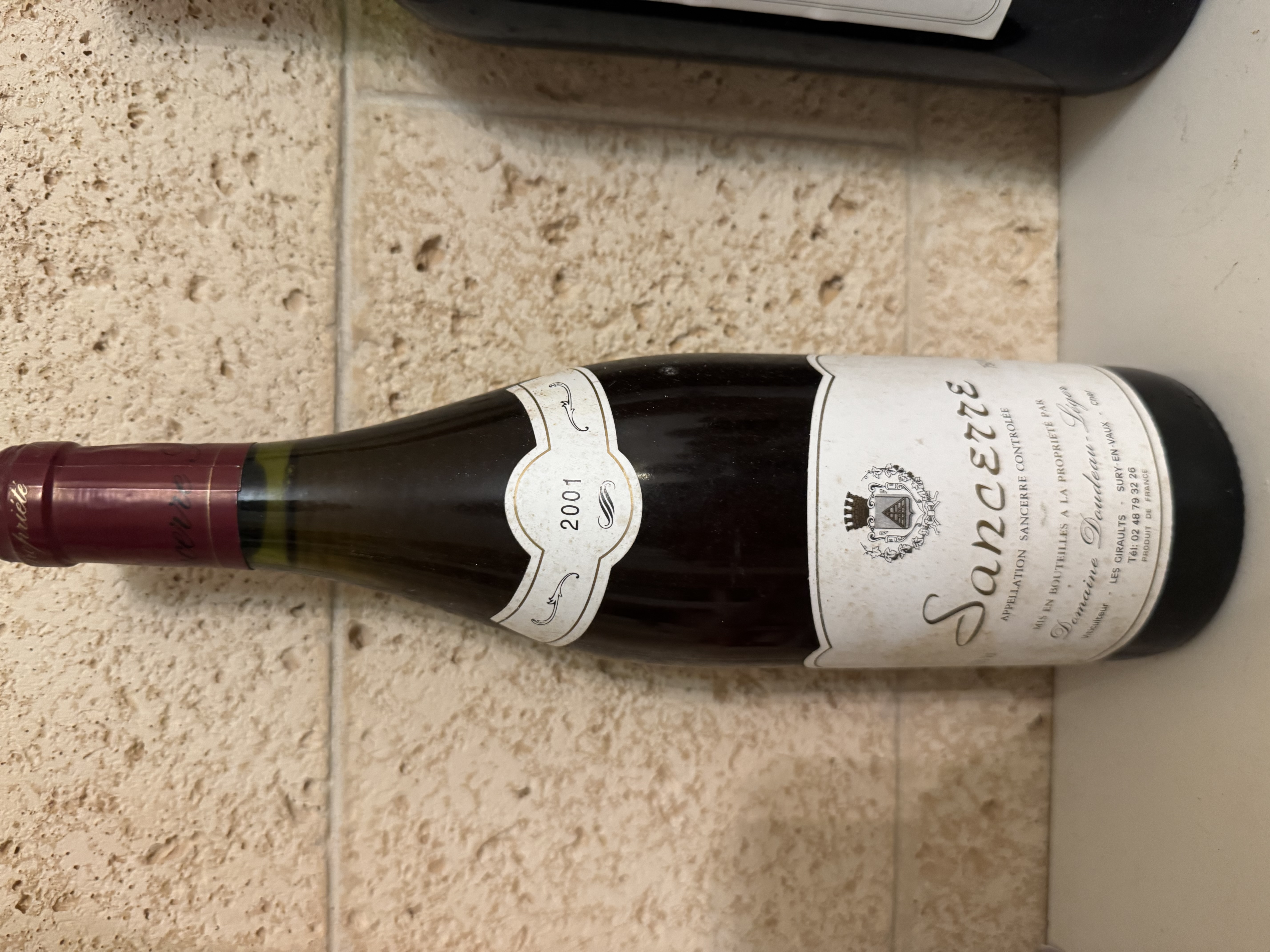 Sancerre 2001 Red Wine