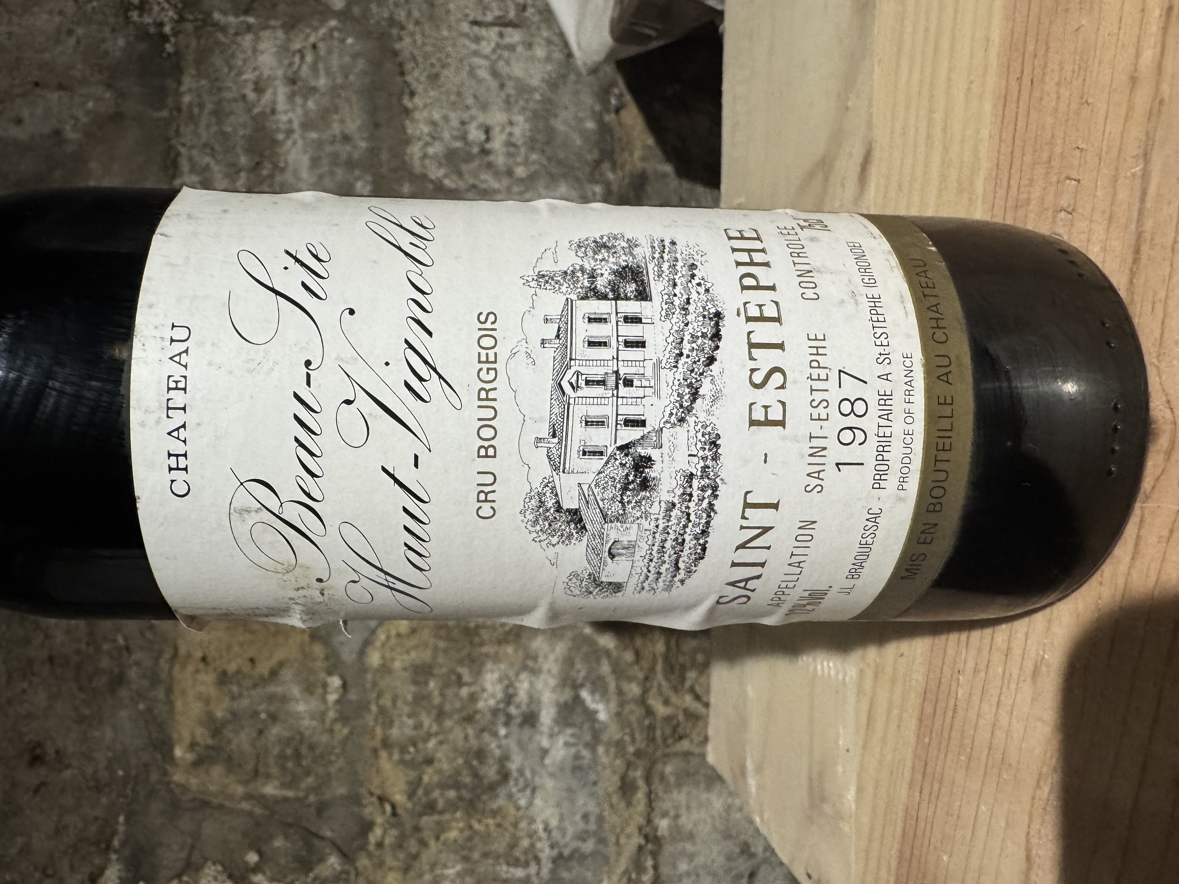 Château Beau-Site Haut-Vignoble 1987