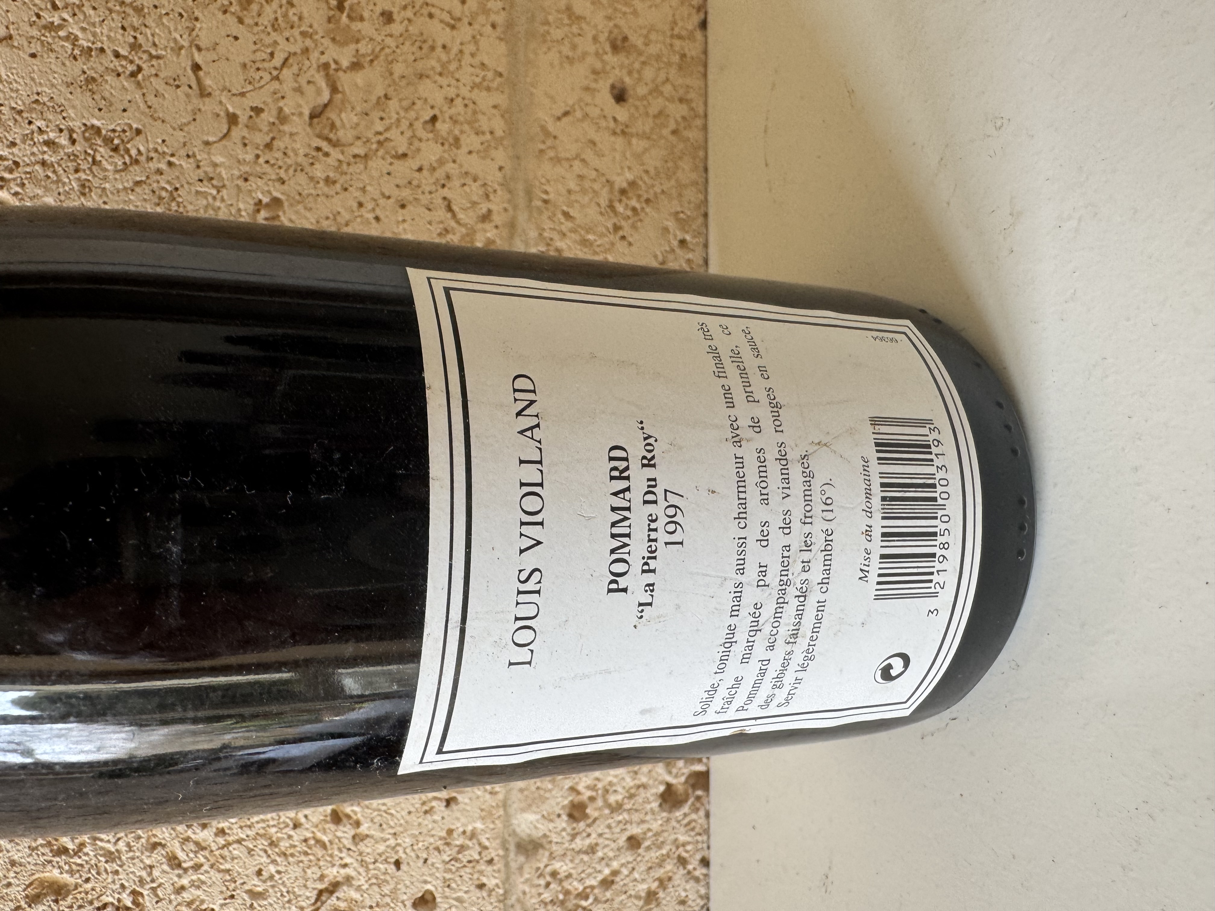 Bonnardot 1997 Burgundy Red Wine